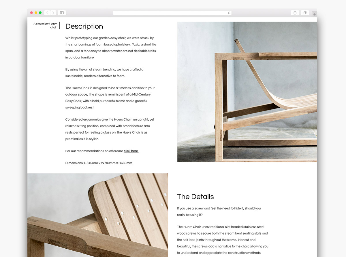 Mena Woodwork Website Design