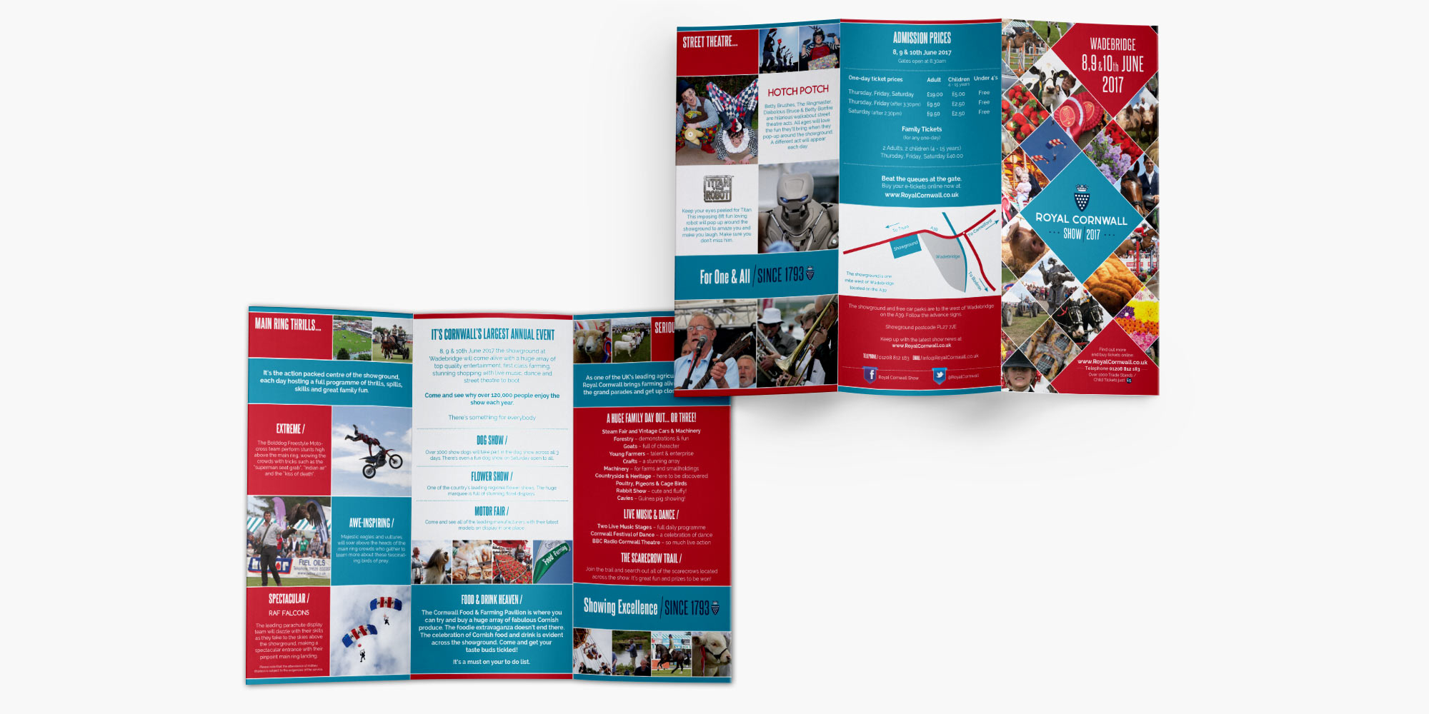 Royal Cornwall Show Leaflet Design