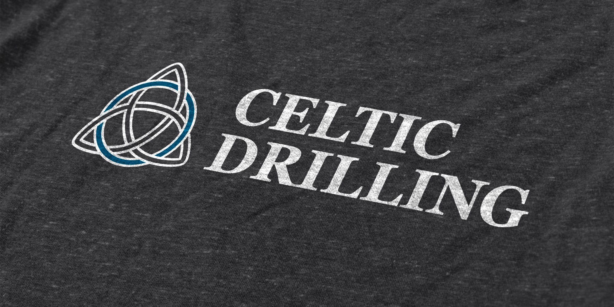 Celtic Drilling Logo Design on Tshirt
