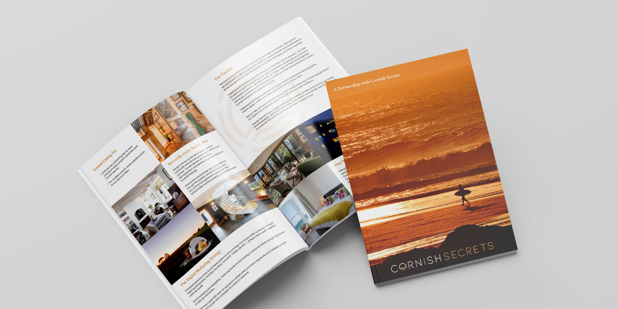 Cornish Secrets Brochure Design