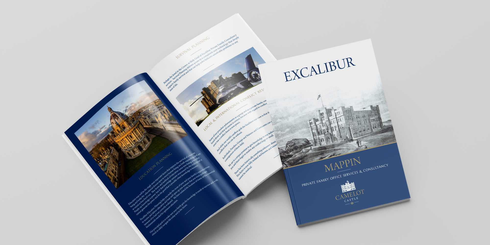 Camelot Castle Brochure Design