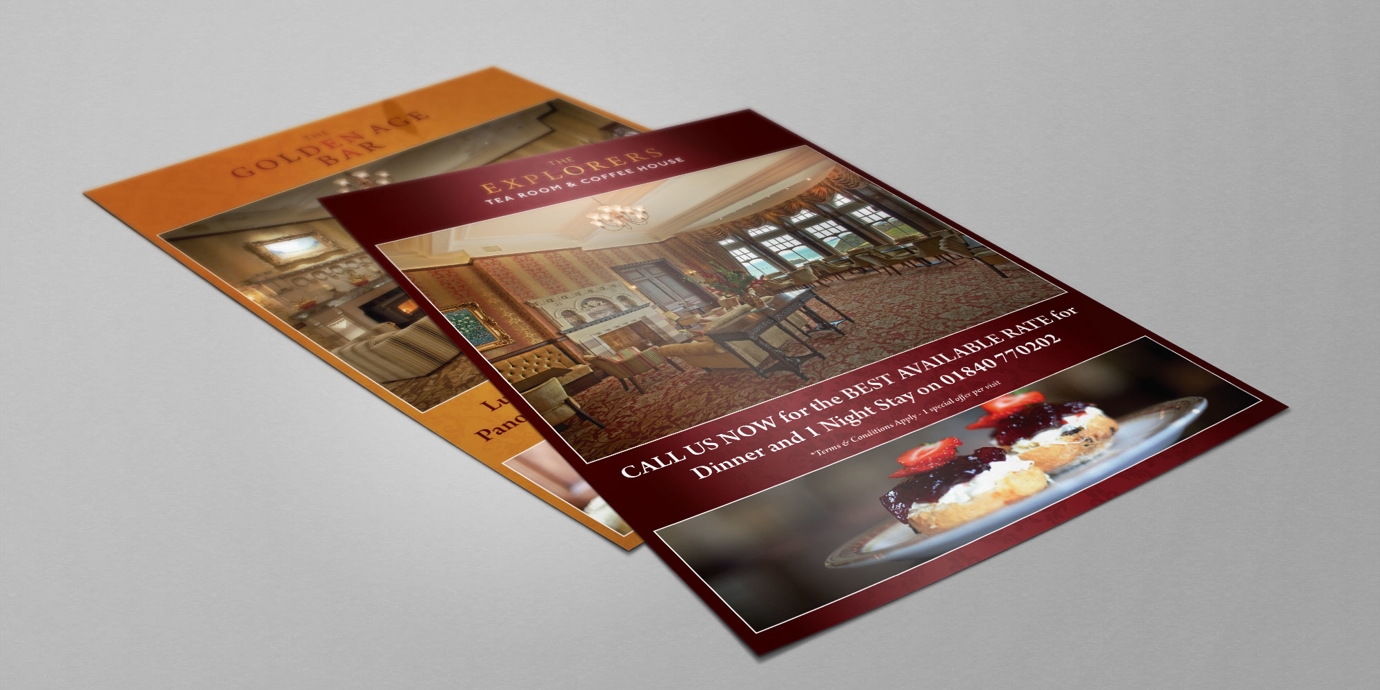 Camelot Castle Advert Design