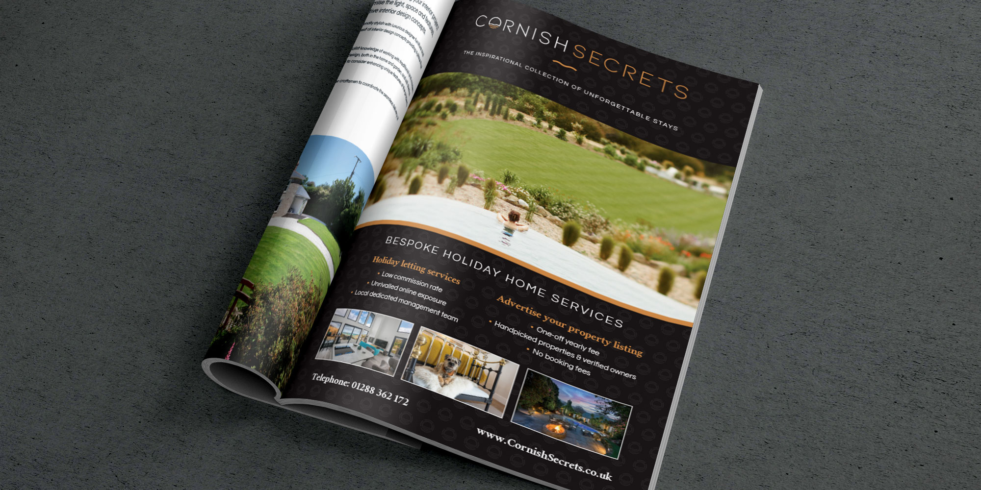 Cornish Secrets Print Design Cornwall