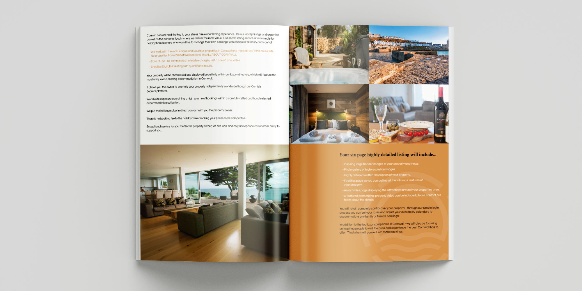 Cornish Secrets Brochure Design