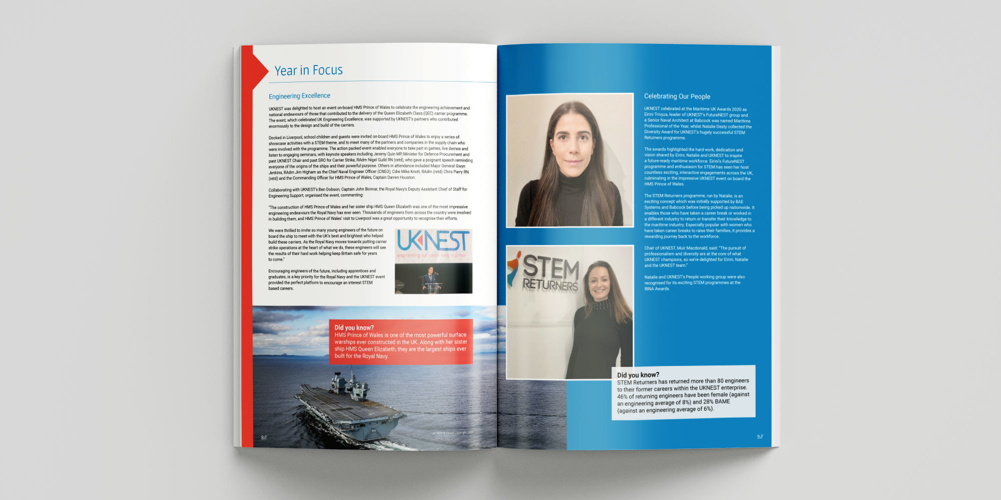 UK Nest Annual Report Design