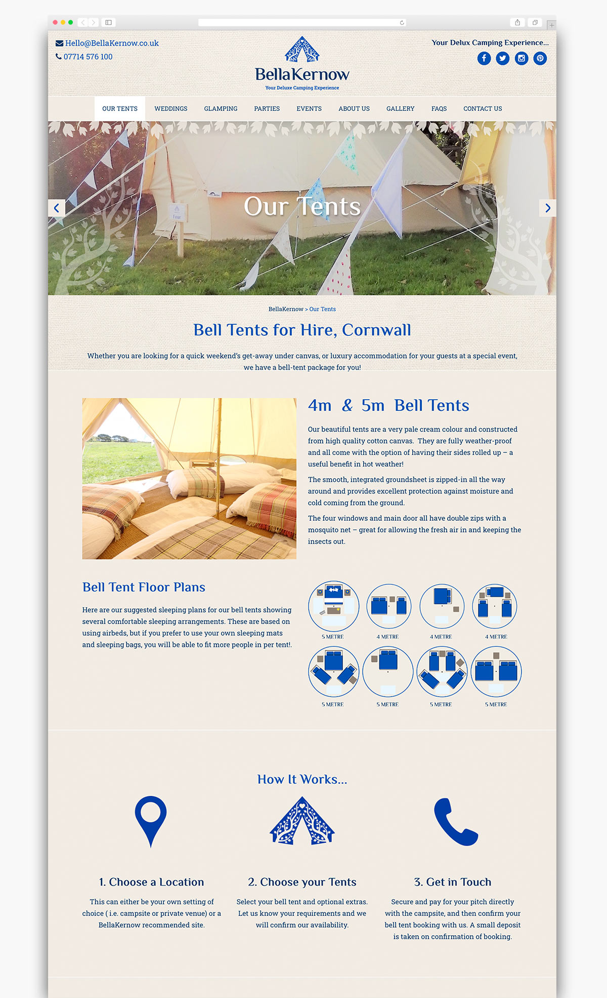 Bella Kernow Website Design