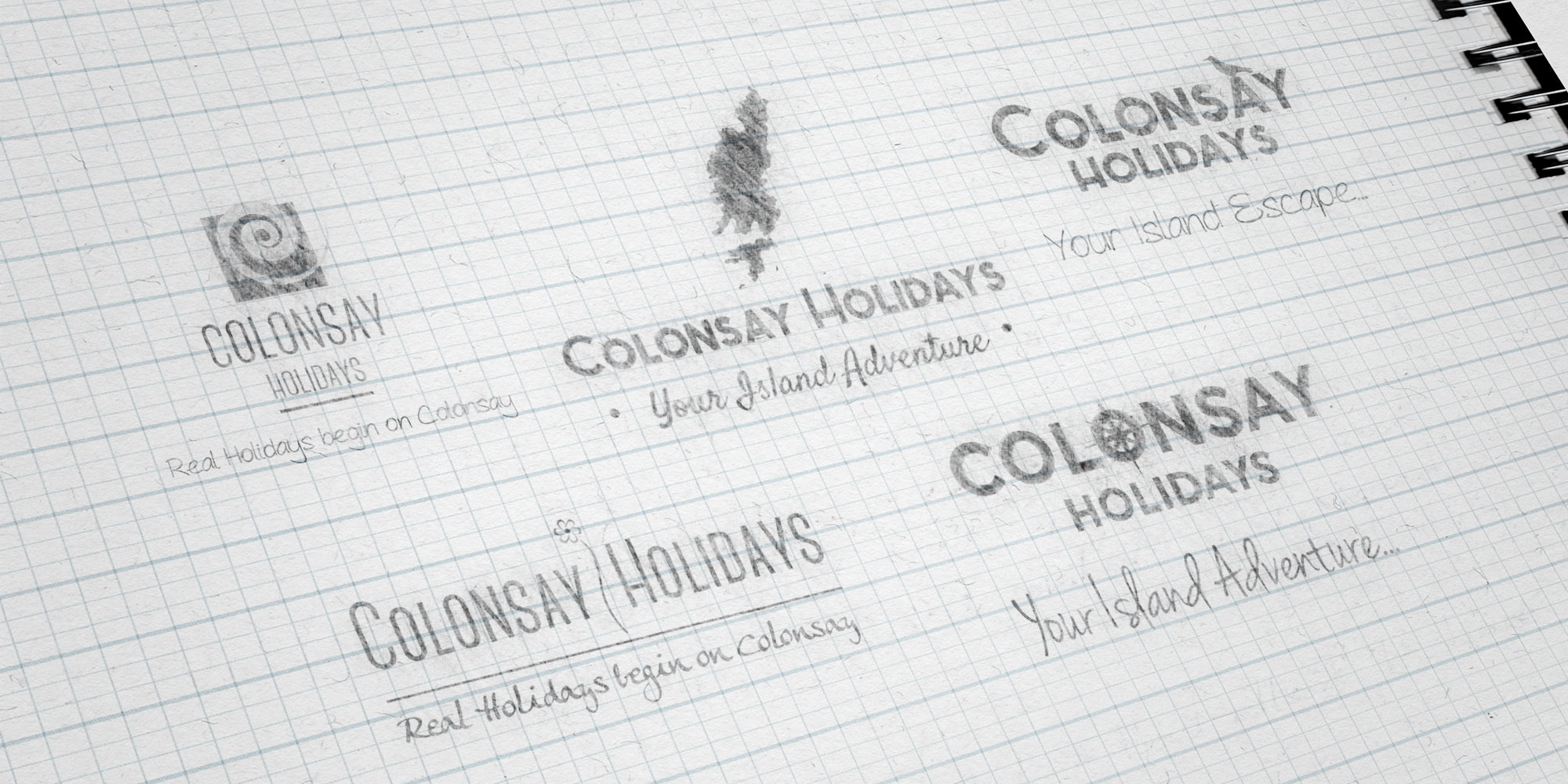 Colonsay Holidays Logo Design Ideas