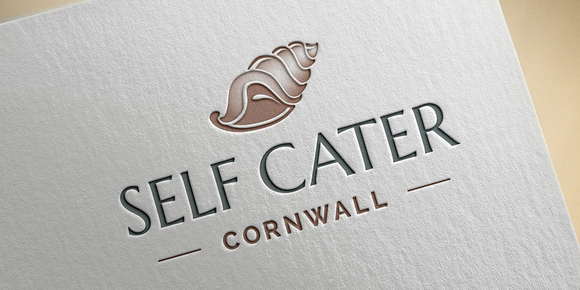 Self Cater Cornwall Print Design Cornwall